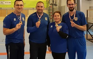 4 archers Vésuliens pour 4 Podiums. Compétition Besançon 13.01.2019