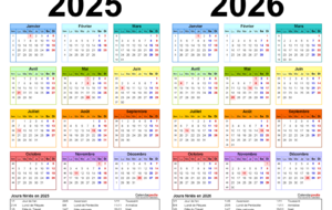 Agenda saison 2025 / 2026