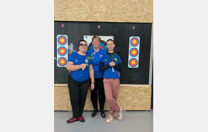 Bérengère, Carole et Juliette à Miss Tir, Torpes le 20 Décembre 2025