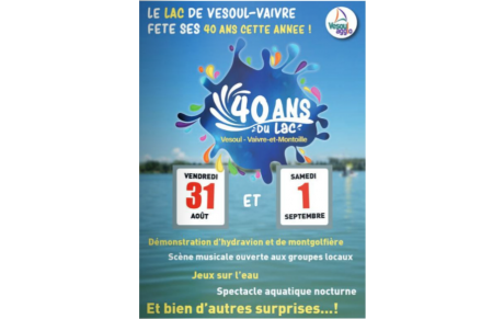 40 ans du lac de Vesoul - Vaivre