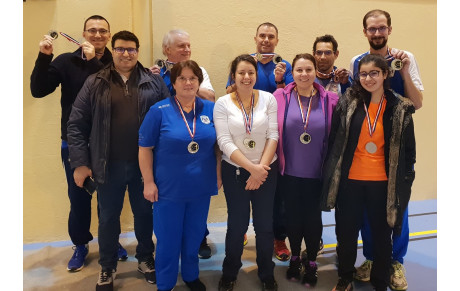 10 podiums Départementaux pour nos archers Vésuliens. Compétition de Lure le 6 Janvier 2019
