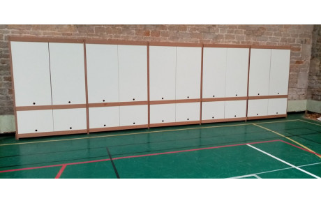 Nouveau mur de tir au Gymnase Lasalle.