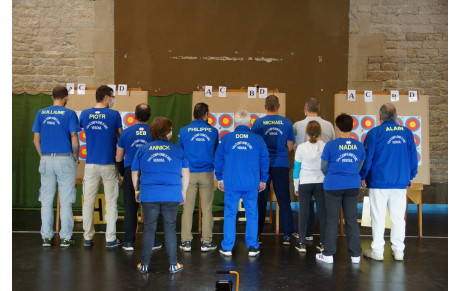 Belle prestation de nos Vésuliens à domicile, tir salle Championnat départemental Vesoul le 20/21 Novembre 2021