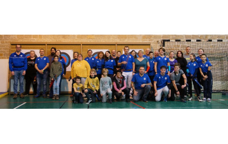 Tir de la Saint Sébastien pour la 1ère compagnie de Vesoul, le 22 janvier 2023