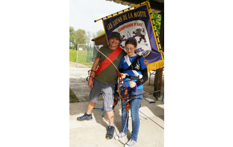 Tir du Roy &quot; Acte 2 &quot; Michaël Fournier Roy de Compagnie et Lilas detey impératrice, le 1 Mai 2024 